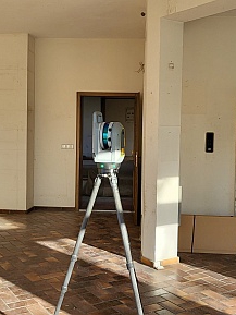 Gebäudevermessung mit Laserscanner